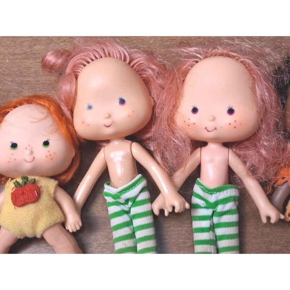 Vintage Strawberry Shortcake Dolls (6) Orange Blossom Apple Dumpling - Picture 3 of 5